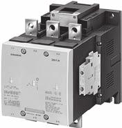 Contactor Contactors for Switching Motors 3RT vacuum contactors, 3-pole Selection and ordering data C/DC operation (0 Hz.