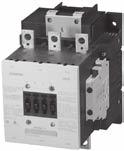 IEC Power Control Contactors for Switching Motors 3RT contactors, 3-pole Size S6-S and NEM size -6 Selection and ordering data * C/DC Coils with built in surge suppressor * Coil Types (0Hz to 60Hz,