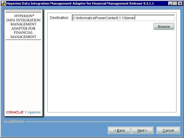 Installing the Adapter Note: You must be a Data Integration Management or Informatica PowerCenter user with administrative privileges to install Data Integration Management Adapter for Financial