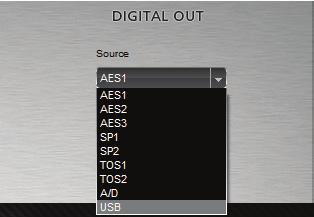 7. Digital Out Source: Select the digital source that will feed the digital out to the rear panel of the Eclipse 384. 8. OSC Option: Enables the oscillator on the selected Digital Output. 9.