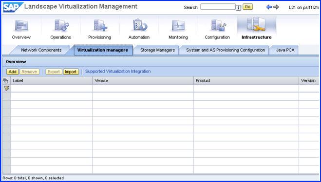 VMware Adapter for SAP Landscape Management Installation Configuration and Administration Guide for VI Administrators Configure LaMa to use the VMware Adapter for SAP Landscape Management The VMware
