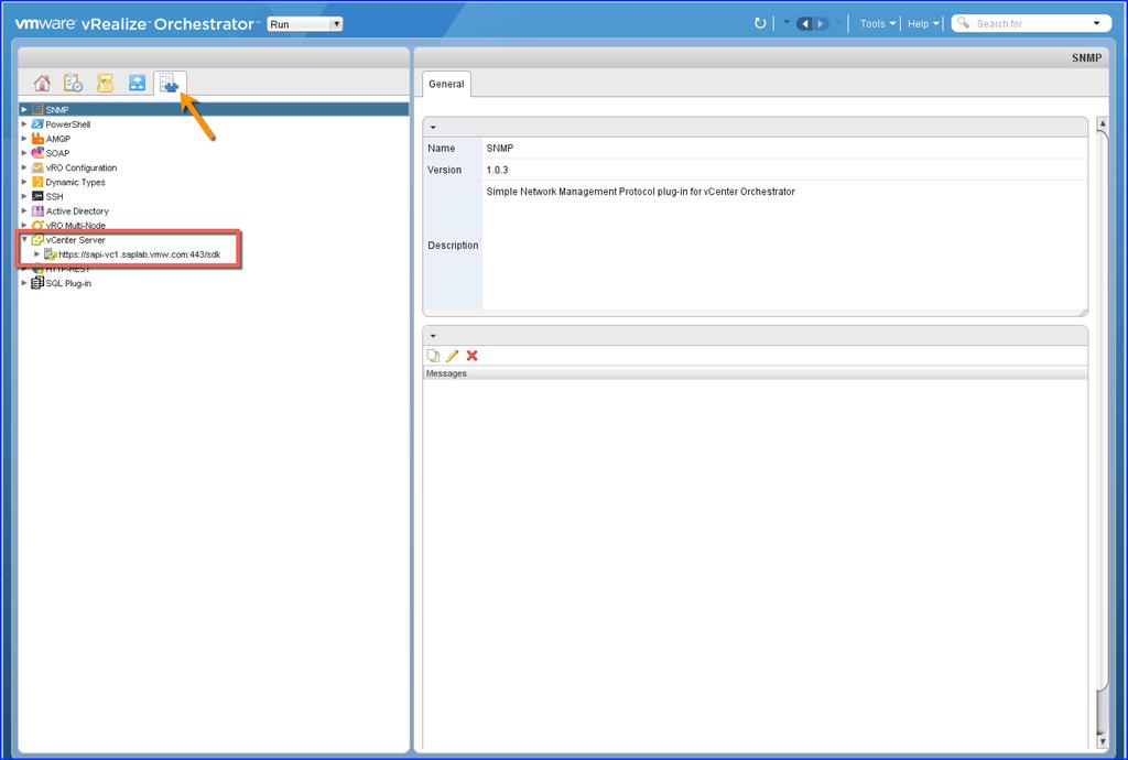 step you should now be able to view your registered vcenter Server Instance as