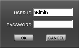 password. Then press OK to unlock. Figure 1-13 Default User ID is admin, no password.