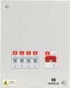 Distribution Boards Consumer Units Single Door with Acrylic Window Sheet Steel, Phosphatised, Powder Painted MCB DBs with Bus Bar, Neutral Link, Earth Bar and Din Rail (In accordance with IS 13032,