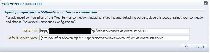 6 Modify the WSDL URL to point to an IWS service.