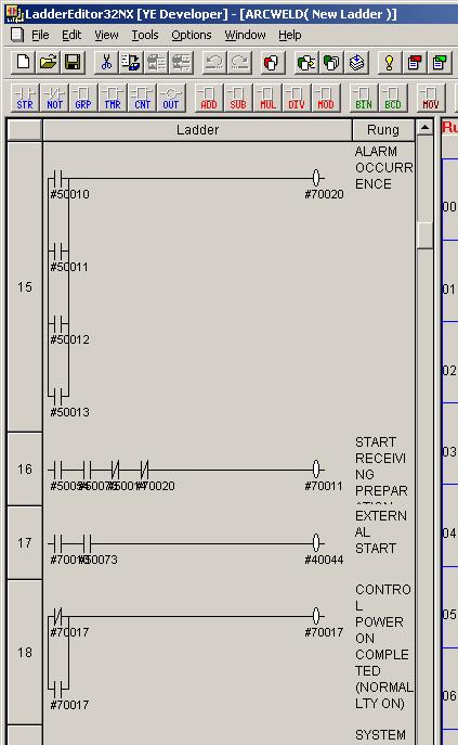 8 EDITING A LADDER DIAGRAM All ladder diagrams are edited in the Basic Display shown in Fig. 3-1. 8.