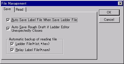 23.9 File Settings Select the Ladder Editor 32 for DX100 optional functions.