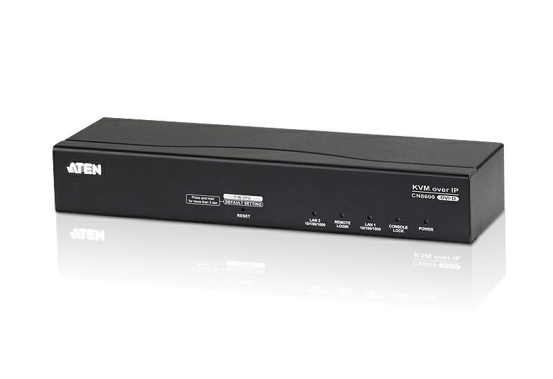 CN8600 1-Local/Remote Share Access Single Port DVI KVM over IP The CN8600 DVI KVM over IP is a cost efficient over-ip device, which allows remote access of digital video,audio and virtual media via