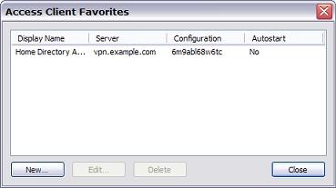 The Server and Configuration text boxes are automatically configured. Do not change these settings. 8.