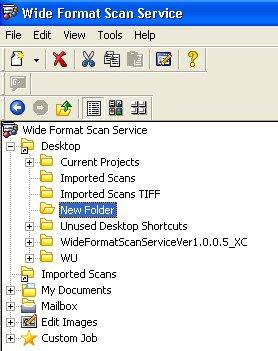 2. Select [Create New Folder ]. A [New Folder] icon will be added within the Windows directory you selected in step 1 (Fig. 2). Figure 2 3.