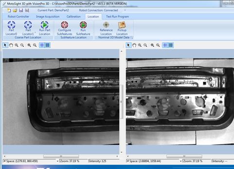 2 MotoSight 3D VisionPro Overview MotoSight 3D VisionPro 2.3 MotoSight 3D VisionPro Software Interface 2.3.3.1 Calibration The Calibration group provides tools for performing and editing 3D camera calibration.