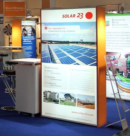 The Off-Grid Power Forum resides at the BSW trade-fair booth. It is positioned in the heart of the off-grid section of Intersolar 2016.