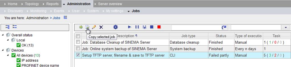 Siemens AG 20177 All rights reserved 3 Troubleshooting in CLI Scripts of SINEMA Server 2.