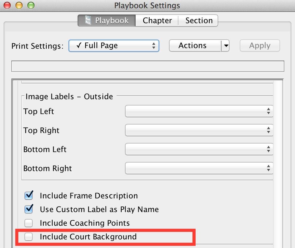 Next, open your playbook in the Preview tab and then click the Playbook Settings icon to open the Playbook Settings menu.