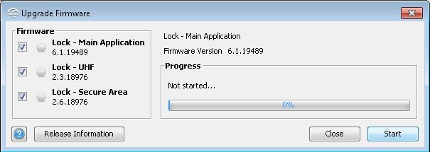 ) 6) All firmware is selected to be downloaded by default. Only uncheck firmware if site specific settings allow this.