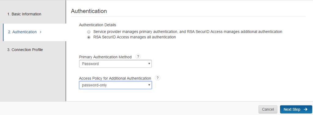 RSA SecurID Access Configuration RSA Cloud Authentication Service Configuration SAML via RSA Cloud (IdP) To configure a SAML Service Provider in RSA Cloud IdP, you must add a Service Provider for in