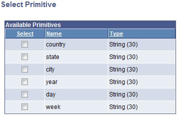 Working with Common Page Element Properties Chapter 26 Click the link to access the Select Primitive page to select a primitive value. Const Value This field appears when you select the Constant box.