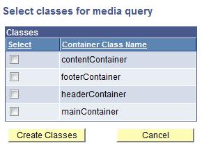 Chapter 9 Adding Media Queries The generated media query string appears under the button. OK Click the button to apply the generated media query to the template.