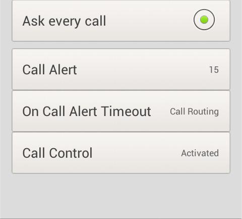 This is also the number that is used when using the Make Call feature.