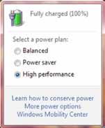 3.7.10 Auto Power Manager To make the highest projection performance, application will turn the PC s windows power scheme from current settings to highest performance, however, you can click the Auto