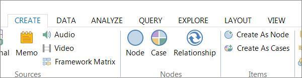 Case nodes 81 Create case nodes from sources Select all interview