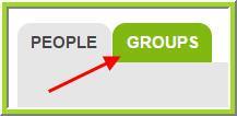 GROUPS To create and edit a group of your contacts, log in and select the CONTACTS option from the menu at the
