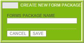 FORM PACKAGES Agents have the ability to group blank forms into packages, which can serve as templates for particular types of transactions. (i.e. Residential Sales, Commercial Listing, etc.