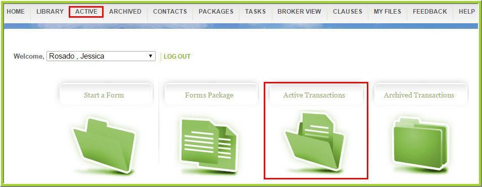 CONTENT Tab - Import MLS Data into an Active Transaction 1.