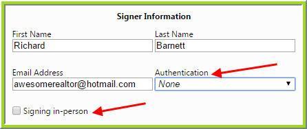 Step 2 Invite Signers 1. Add the information of all your signers in this step.
