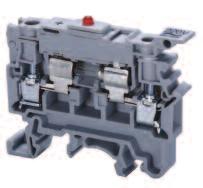 Mini Feed-Through Fuse Block, 5 x 20 and 5 x 25 mm Certain electrical and control systems require protection by fuses.