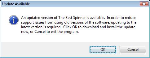 Updating The Best Spinner Software The Best Spinner is regularly updated with new functionality, user suggestions, and bug fixes.