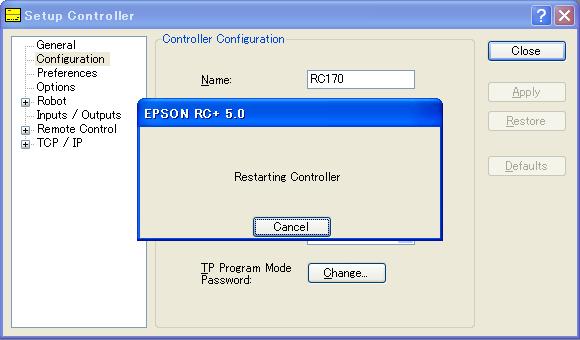 7.3 Changing Controller IP Address Setup & Operation 7.