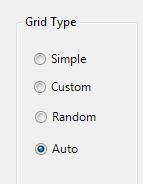 Grid Type SilvAssist offers four (4) grid generation options: Auto Custom Simple Random **Note: The descriptions for each method are