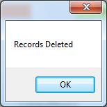 11. Once a delete method is selected, the groups that are available for deletion will be listed