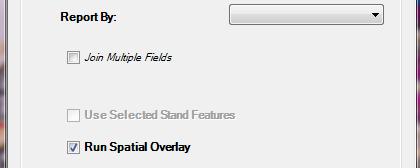 Select the Acres Field in the chosen stands layer. 5.