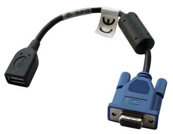 Also used with DC/DC converters Cable, Single USB Host VE011-2016 Adapts wired vehicle dock or serial and USB host snapon adapter to convert DB15 to USB-A female receptacle for connectivity to USB