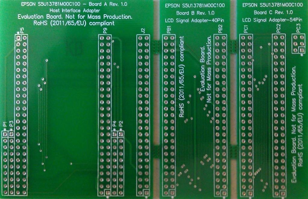Page 5 Figure 2 shows a picture of the S5U13781M00C100 Signal Adapter Board Set.