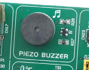 10 BIG8051 5.0. Piezo buzzer Due to a built-in piezo buzzer, the BIG8051 development system is capable of