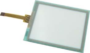 Placing touch panel over a GLCD