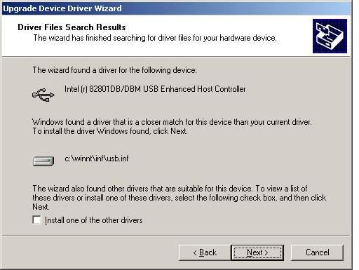 button on the Locate Driver Files window. h.