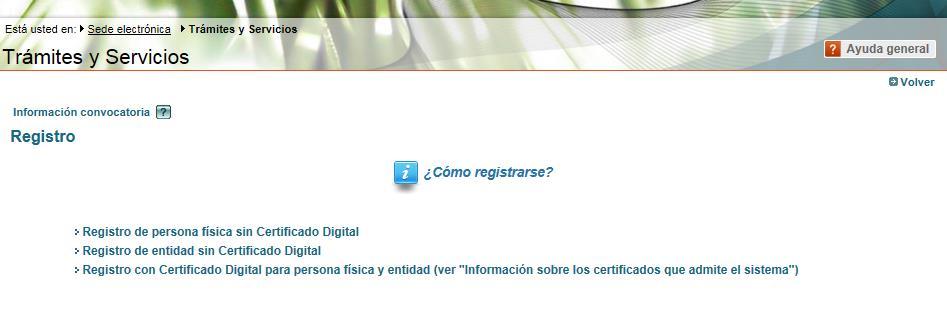 Next, click on Registro de persona física sin Certificado Digital. You will now create your PROFEX account.