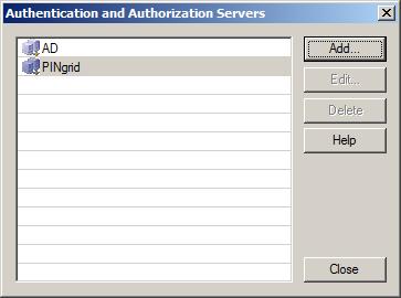 Check the Use a different server for portal application authorization box and select the existing