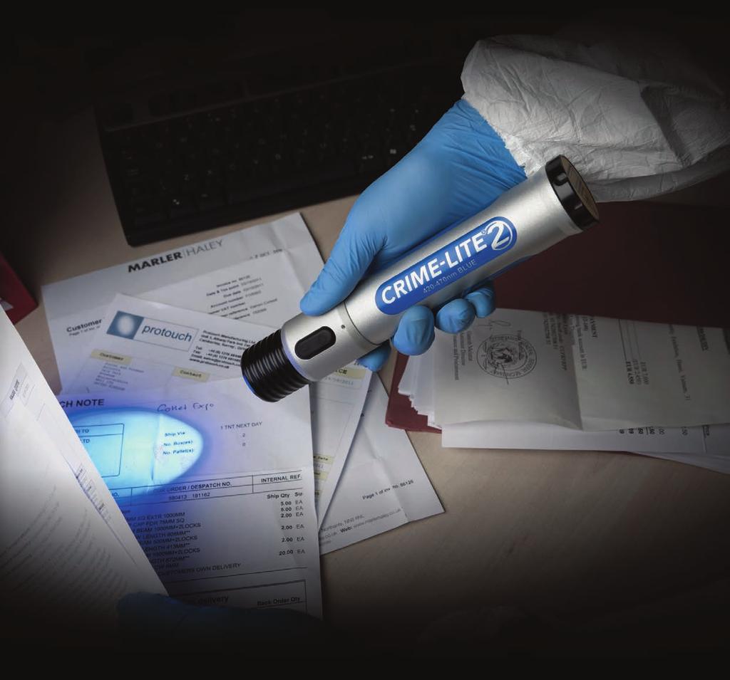 2 A complete range of handheld LED light sources for crime scene investigation and forensic laboratory examination LED light sources across nine wavebands from UV to IR Intense uniform beam quality