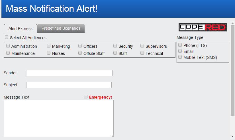 VERSION 11.08 Alert Express Tab in Enterprise The below image is the Alert Express tab as seen in Report Exec Enterprise.
