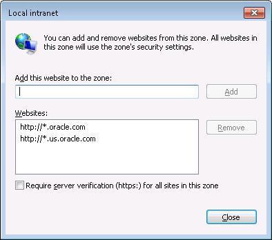 other zones options are checked. Figure 3: Local Intranet Dialog Box for Internet Explorer 5. Click Advanced. 6.