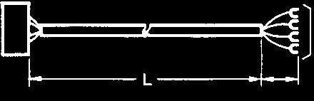 3 -PPPF CABLE WITH CRIMP TERMINALS (20 POLES) XG4M-2030 length L Terminal Y (M3.