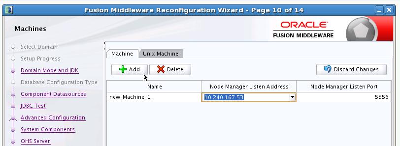 Using the Reconfiguration Wizard to Upgrade Your 12c Domain Table 3 1 Coherence Clusters Machines (Cont.