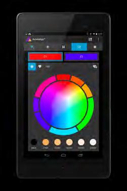 Color Picker. By pressing one of the Color Tabs, the Color Picker will reveal itself, and you will be able to choose any color from the index.