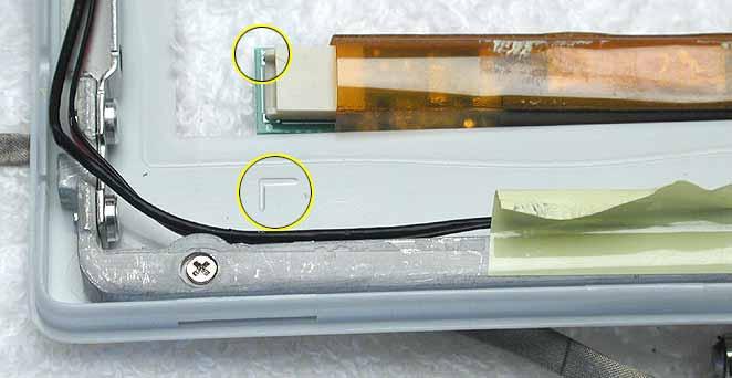 Use new double-sided tape when installing the replacement inverter board. 3.