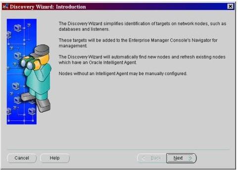 Figure 2-1 - Discovery Wizard After clicking Next to continue, you will be presented with the Specify Nodes window.
